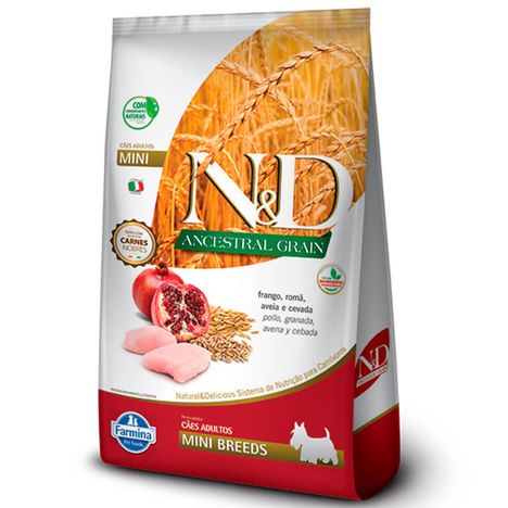 Ração N&D Ancestral para Cães Adultos de Raças Pequenas Sabor Frango 2,5 kg Ração N&D Ancestral para Cães Adultos de Raças Pequenas Sabor Frango 2,5 kg