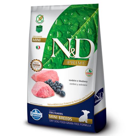 Ração N&D Prime para Cães Filhotes de Raças Pequenas Sabor Cordeiro 2,5 kg Ração N&D Prime para Cães Filhotes de Raças Pequenas Sabor Cordeiro 2,5 kg