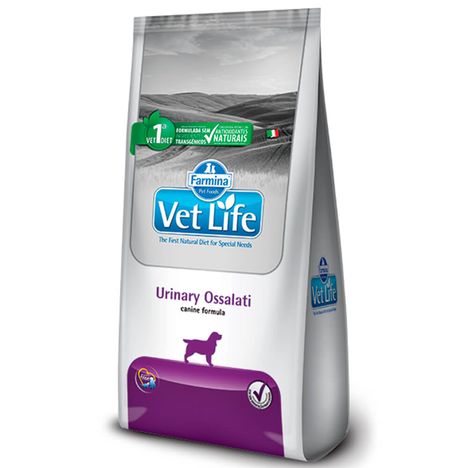 Ração Vet Life Urinary Ossalati para Cães 10,1 Kg