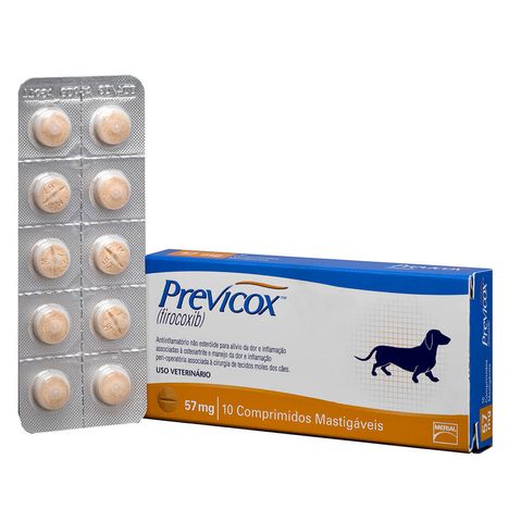 Previcox 57mg com 10 Comprimidos Previcox 57mg com 10 Comprimidos