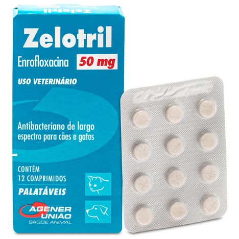 Zelotril 50mg com 12 Comprimidos