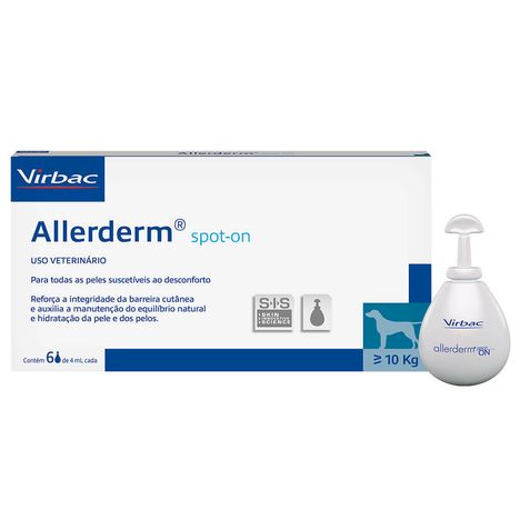 Allerderm Spot On 1 Pipeta com 4ml cães acima de 10Kg