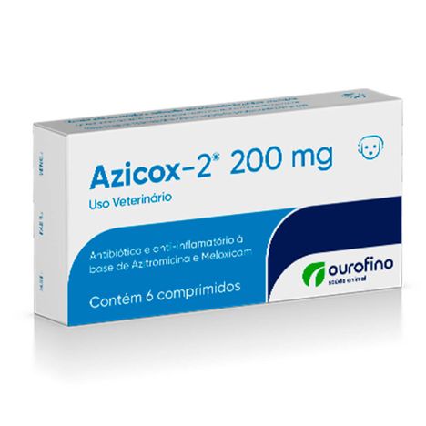 Azicox com 6 Comprimidos 200mg