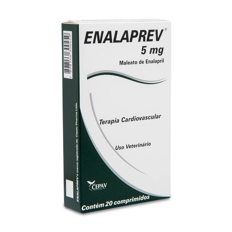 Medicamento Enalaprev 5mg com 20 Comprimidos