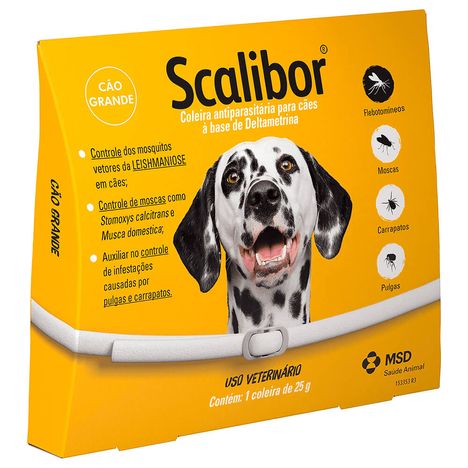 Coleira Antiparasitária Scalibor G 65cm Coleira Antiparasitária Scalibor G 65cm