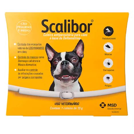 Coleira Antiparasitária Scalibor P 48cm Coleira Antiparasitária Scalibor P 48cm