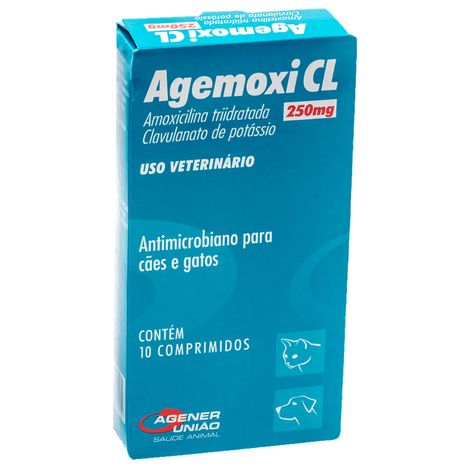 Agemoxi CL 250mg com 10 Comprimidos
