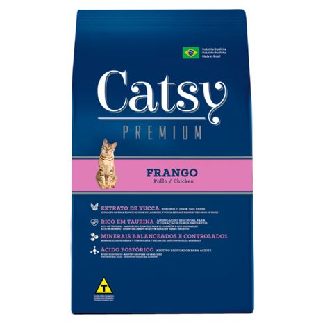 Ração Casty Premium Gatos Sabor Frango 25 Kg