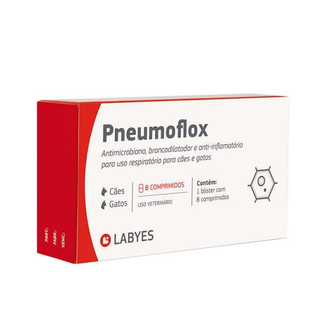 Pneumoflox com 8 Comprimidos