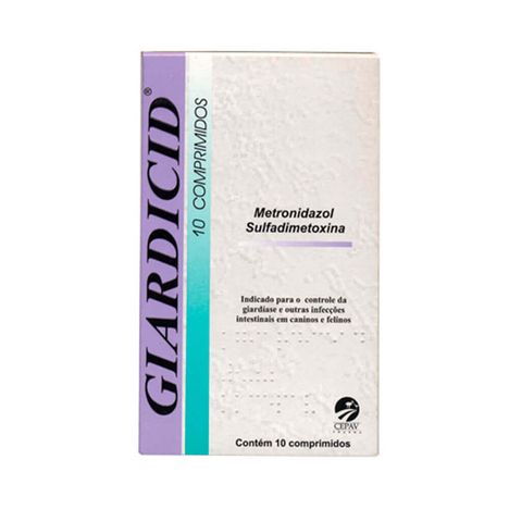 Medicamento Giardicid 500mg com 10 Comprimidos