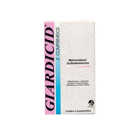 Medicamento Giardicid 500mg com 5 Comprimidos