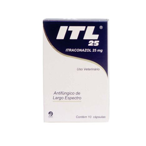 Medicamento ITL 25mg com 10 Capsulas