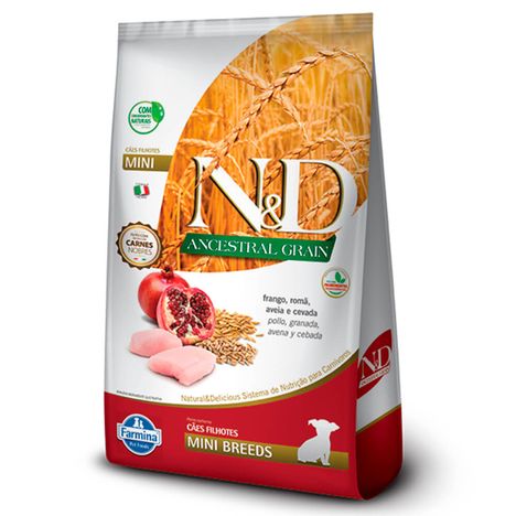 Ração N&D Ancestral para Cães Filhote de Raças Pequenas Sabor Frango 2,5 kg Ração N&D Ancestral para Cães Filhote de Raças Pequenas Sabor Frango 2,5 kg
