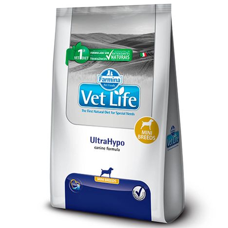 Ração Vet Life Canine Ultrahypo para Cães Mini 10,1 Kg