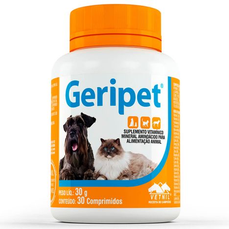 Geripet Vetnil com 30 Comprimidos