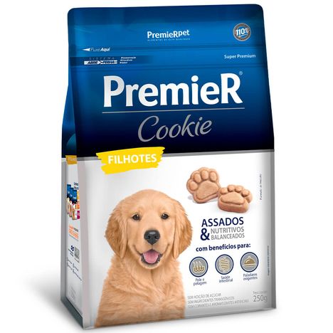 Premier Cookie Para Cães Filhotes 250g Premier Cookie Para Cães Filhotes 250g