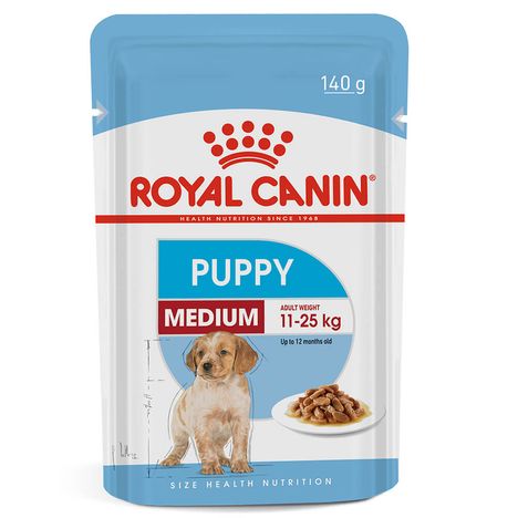 Ração Úmida Royal Canin Medium Para Cães Filhotes 140g