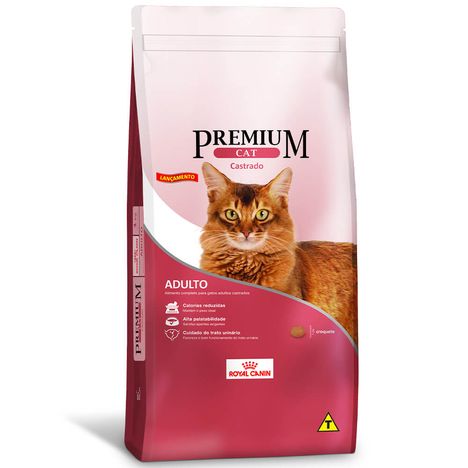 Ração Royal Canin Premium Para Gatos Adultos Castrados 10,1 kg Ração Royal Canin Premium Para Gatos Adultos Castrados 10,1 kg