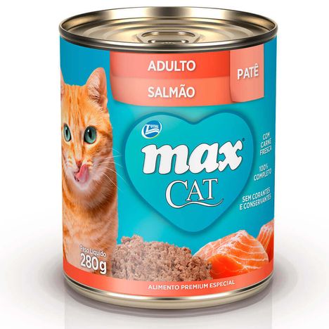 Patê Max Cat Adultos Sabor Salmão 280g