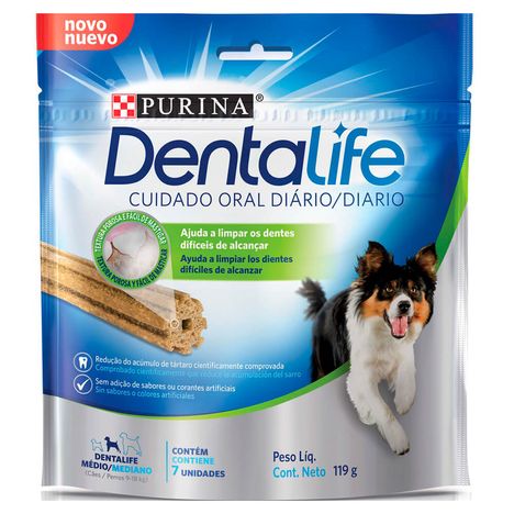 Petisco DeltalLife para Cães Adultos Raças Médias Frango 119g Petisco DeltalLife para Cães Adultos Raças Médias Frango 119g