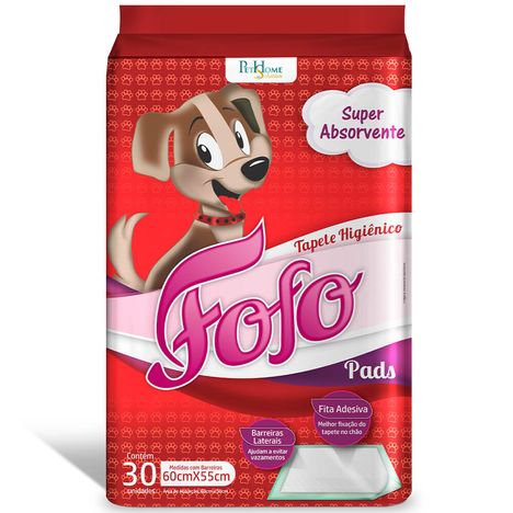 Tapete Higiênico Fofo Pads 30 Unidades Tapete Higiênico Fofo Pads 30 Unidades