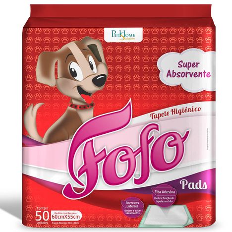 Tapete Higiênico Fofo Pads 50 Unidades Tapete Higiênico Fofo Pads 50 Unidades