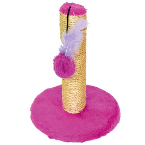 Arranhador São Pet para Gatos 1 Plataforma Rosa