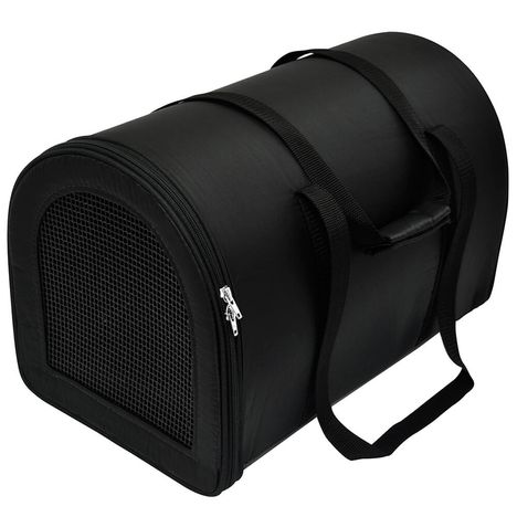 Bolsa de Transporte São Pet Red Nylon Liso Preta N°2 Bolsa de Transporte São Pet Red Nylon Liso Preta N°2