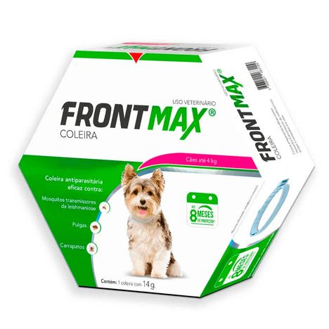 Coleira Antiparasitas FrontMax Cães Até 4Kg Coleira Antiparasitas FrontMax Cães Até 4Kg