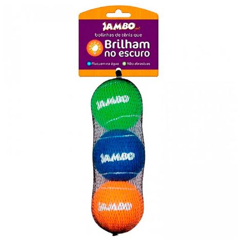 Bola de Tenis Flourescente C/3 Bola de Tenis Flourescente C/3