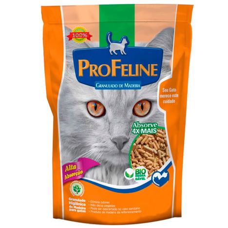 Granulado Higiênico de Madeira PróFeline 20Kg Granulado Higiênico de Madeira PróFeline 20Kg