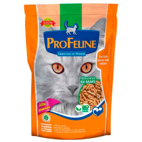 Granulado Higiênico de Madeira PróFeline 10kg Granulado Higiênico de Madeira PróFeline 10kg