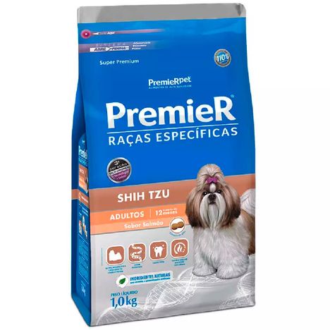 PremieR Raças Específicas Shih Tzu Cães Adultos Sabor Salmão 7,5kg