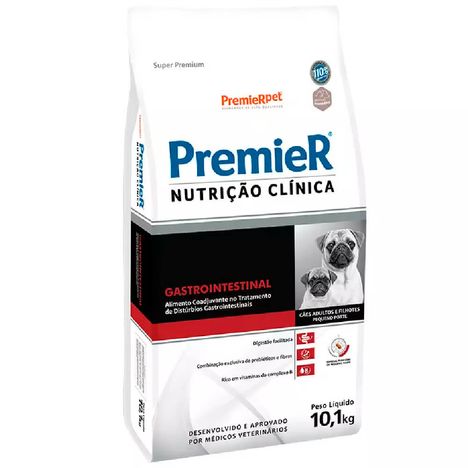 PremieR Nutrição Clínica Gastrointestinal Cães Porte Pequeno 10,1 Kg