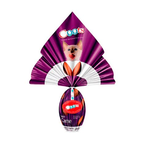 Ovo De Páscoa Caats Gatos Carne - 200g Ovo De Páscoa Caats Gatos Carne - 200g