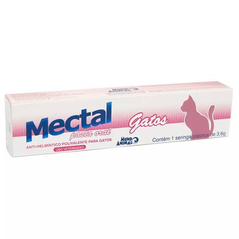 Vermífugo Mectal Pasta para Gatos 3,6g