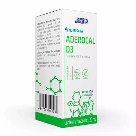 Suplemento Nutrisana Aderocal D3 20ml