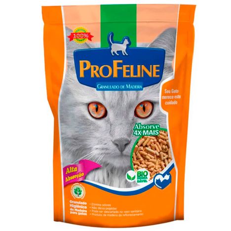 Granulado Higiênico de Madeira PróFeline 5Kg Granulado Higiênico de Madeira PróFeline 5Kg