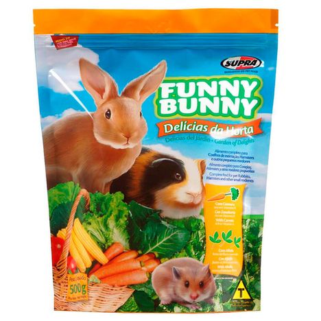 Ração Funny Bunny  Delícias da Horta 500GR