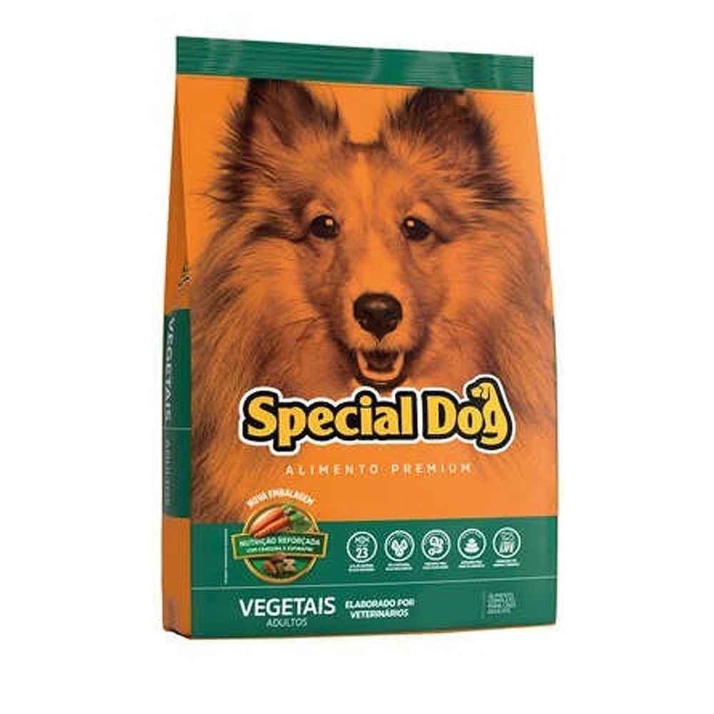 Ração Special Dog Cães Adultos Vegetais 20 Kg Petbox