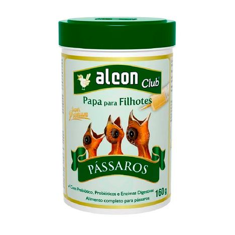 Alimento Alcon Club Papa para Pássaros Filhotes 160gr Alimento Alcon Club Papa para Pássaros Filhotes 160gr