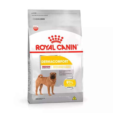 Ração Royal Canin Cães Adultos Medium Dermacomfort 10,1kg -