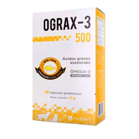 Ograx-3 500mg com 30 Comprimidos