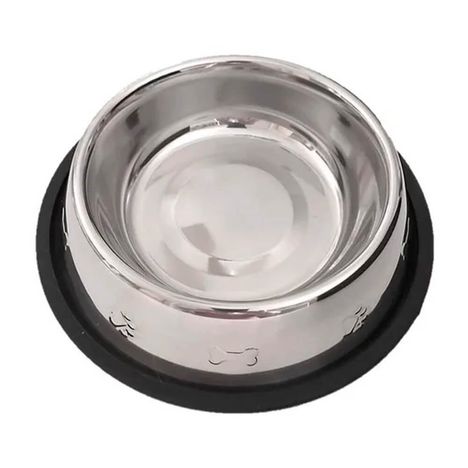 Comedouro Inox Alto Relevo Gigante 1920ml Comedouro Inox Alto Relevo Gigante 1920ml