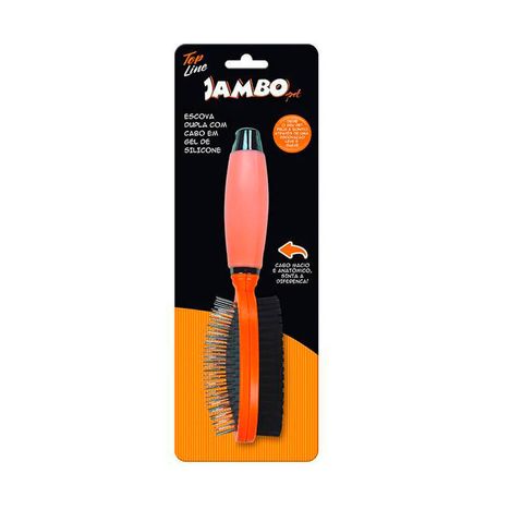 Escova Dupla Top Silicone Pequena Jambo Escova Dupla Top Silicone Pequena Jambo