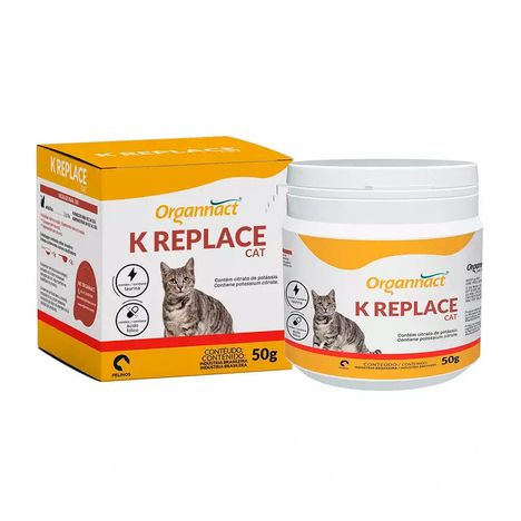 K Replace Cat Suplemento para Gatos Organnact 50g