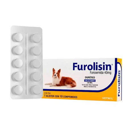 Furolisin 20mg Vetnil com 10 Comprimidos