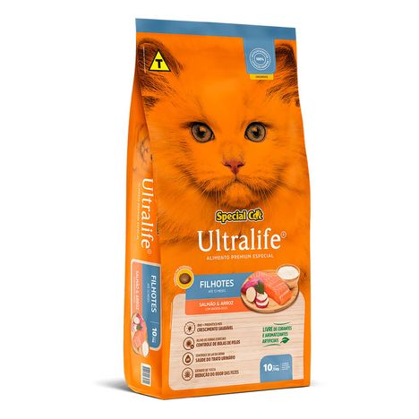 Ração Special Cat Ultralife  Salmão Gatos Filhotes 10,1kg