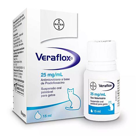 Antimicrobiano Veraflox Suspensão Oral 15ml