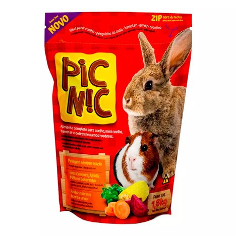 Ração Zootekna Pic Nic para Roedores 1,8kg Ração Zootekna Pic Nic para Roedores 1,8kg